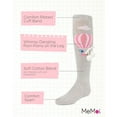 thumbnail image 3 of MeMoi Sky's The Limit Girls Pom-Pom Knee Socks - Girls - Female, 4, Pink, 3 of 7