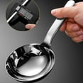 thumbnail image 7 of Large Soup Spoon | 304 Stainless Steel | Large Round Bowl | Ergonomic Handle | Rust Corrosion Resistant Serving Spoon | Dishwashable | 1 Piece | Home Restaurant Buffet Use, 7 of 7
