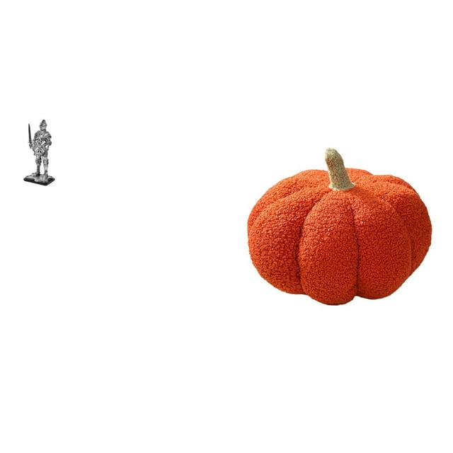 Escultura De Calabaza De Caballero Vintage, Adorno De Peluche Para Entrada, Estantería, Escritorio De Oficina, Regalo De Inauguración De La Casa Y Decoración De Cojín De Sofá De Halloween.