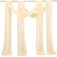 thumbnail image 1 of Cortinas de boda, tela de gasa para arco de boda, decoración de arco para decoración de boda, Ultra sensible, 1 of 8