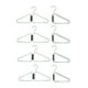 thumbnail image 1 of 8Pcs Foldable Hangers, Plastic Foldable Hangers, Portable Folding Clothes Hanger, Foldable Travel Hangers (Green), 1 of 5