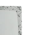thumbnail image 3 of Ambesonne Leaf Fitted Sheet, Minimalist Eco Pattern, Twin Size, Grey White, 3 of 3