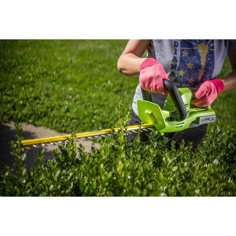 Earthwise hedge trimmer battery deals