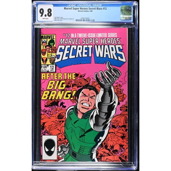 Marvel Super Heroes Secret Wars #12 - CGC 9.8 Comic Book