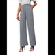 thumbnail image 3 of Pantalones de Trabajo Elásticos de Pierna para Mujer, Pantalones de Vestir, Pantalones Casuales de Negocios de Cintura Alta, Pantalones de Vestir Gris L, 3 of 9