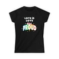 thumbnail image 3 of Love is Love Gay Pride Month Transgender Rainbow Lesbian Shirts for Women, 3 of 8