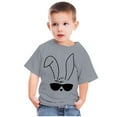 thumbnail image 5 of IROINNID Toddler T-shirt Printed Short Sleeve Cotton Rabbit Round Neck Top for Boys and Girls 5-6 Years, 5 of 5