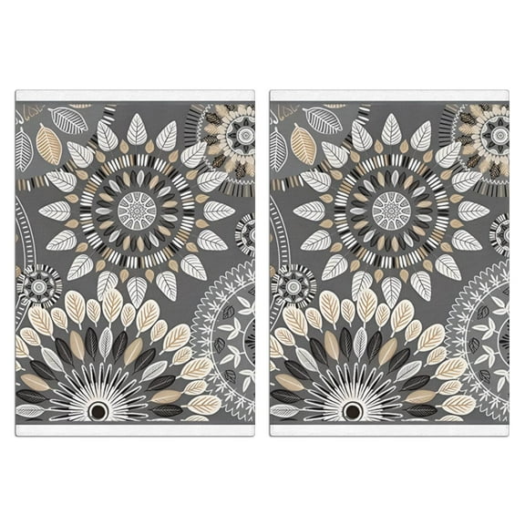 Boho Floral Kitchen Towels Set Of 2, Absorbent and Soft Dish Towels for Farmhouse Decor, Country Kitchen.
