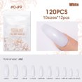 thumbnail image 1 of Naittoop Sac à Ongles Portable 120 Patchs d'Ongles Pointus, 1 of 2
