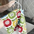 thumbnail image 4 of T-fal Print Fiber Reactive Kitchen Towel, Two Pack, Apples, 4 of 6