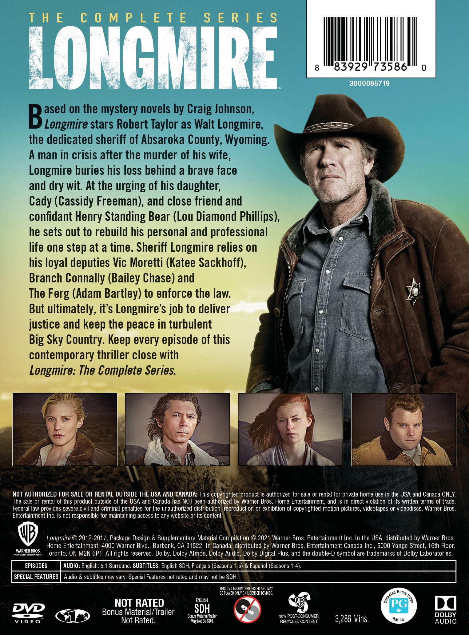 その他 Longmire: The Complete Third [DVD] Amazon.com: Longmire: The Complete Third Season (DVD