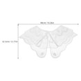thumbnail image 2 of WEUVEB Removable White Faux Collar Clip on Shawl Decorative Women's Half Shirt for Clothes, 2 of 8