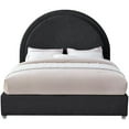 thumbnail image 7 of Meridian Furniture Milo Black Fabric Queen Bed, 7 of 7