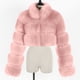 thumbnail image 5 of Abrigo de Piel Sintética Para Mujer Chaqueta Cálida Invierno Sólido Cuello en V Prendas de Abrigo Odeerbi  ODB178546, 5 of 5