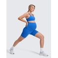 thumbnail image 4 of CRZ YOGA Womens Butterluxe Maternity Biker Shorts Pregnancy Yoga Workout Leggings 6", 4 of 5