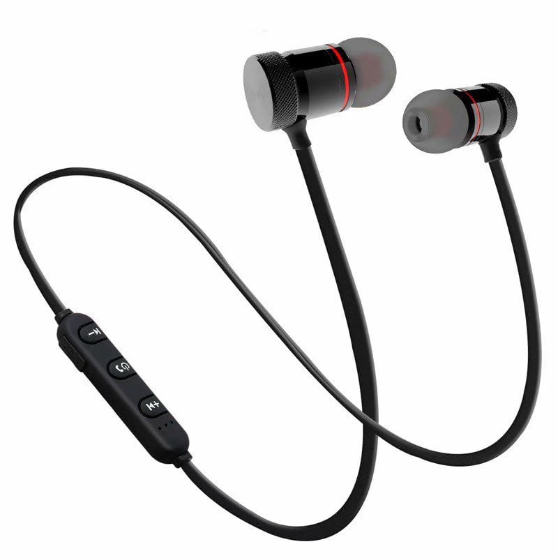 M5 Bluetooth 4.1 Headphones Mini Wireless Earbud Bass Stereo Sport Earphone Earbuds For IOS Android Black Walmart.com