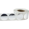 thumbnail image 3 of Autocollants d'Étiquettes à Pois Métalliques Brillants Argentés 1 Pouce Rond - Lot de 500 InStockLabels.com, 3 of 4
