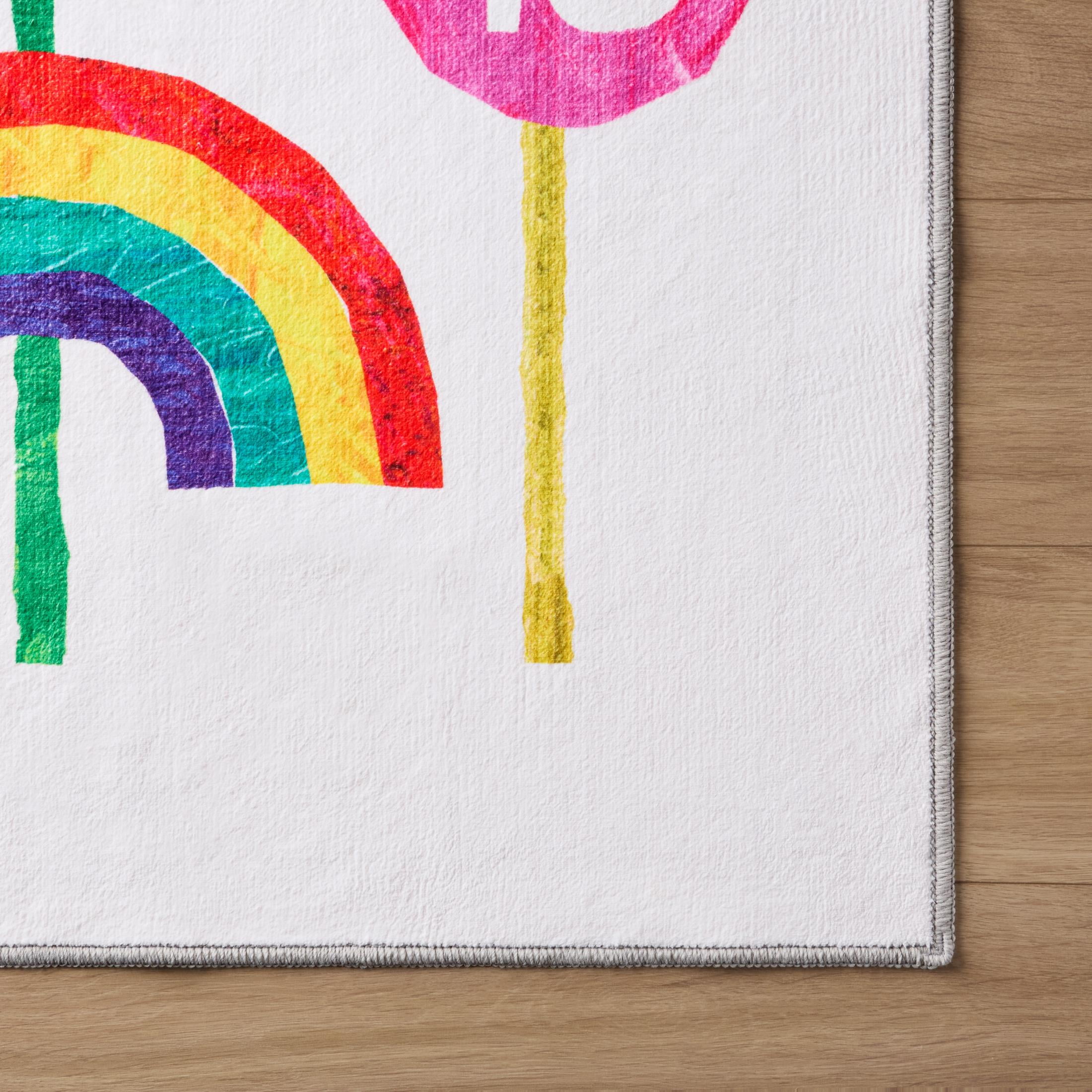 Eric Carle Washable Count With Me Graphic Children's Area Rug, 5' x 8'