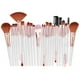 thumbnail image 4 of 25pcs Makeup Brushes, Professional Cosmetic Tools, for Eyes, Eyeshadow, Concealer, Eyebrow, Foundation, Powder, Liquid Cream, Blender Brush (White), 4 of 4