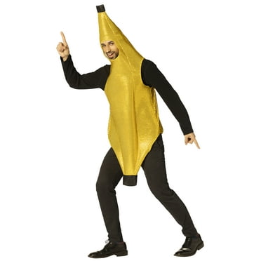 Imposta Costumes Banana Glitzy Ultimate Halloween Costume, Yellow, Adult One Size, 30029-OS