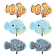 thumbnail image 4 of MasteelfCA 6 Pcs Crochets Auto-Adhésifs en Forme de Poissons Tropicaux pour la Maison, 4 of 8