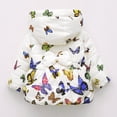 thumbnail image 4 of Toddler Girls Clothes Coat Print Warm Winter Thicken Jacket Girls Keep Baby Hooded Girls Coat&jacket Toddler Girls Winter Coat, 4 of 9