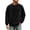 Black, variant on KICILVS Mens Sweatshirt Crewneck Fleece Pullover Long Sleeve Pocket Casual Winter Warm Top for Men Daily Wear Blue