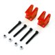 thumbnail image 2 of Ounissouiy Soporte de enlace de aleación de aluminio, 2 uds., para AXIAL 1/10 ROCK RACER 90026 Hop-ups AX80070 Kits de construcción modelo Rojo, 2 of 6