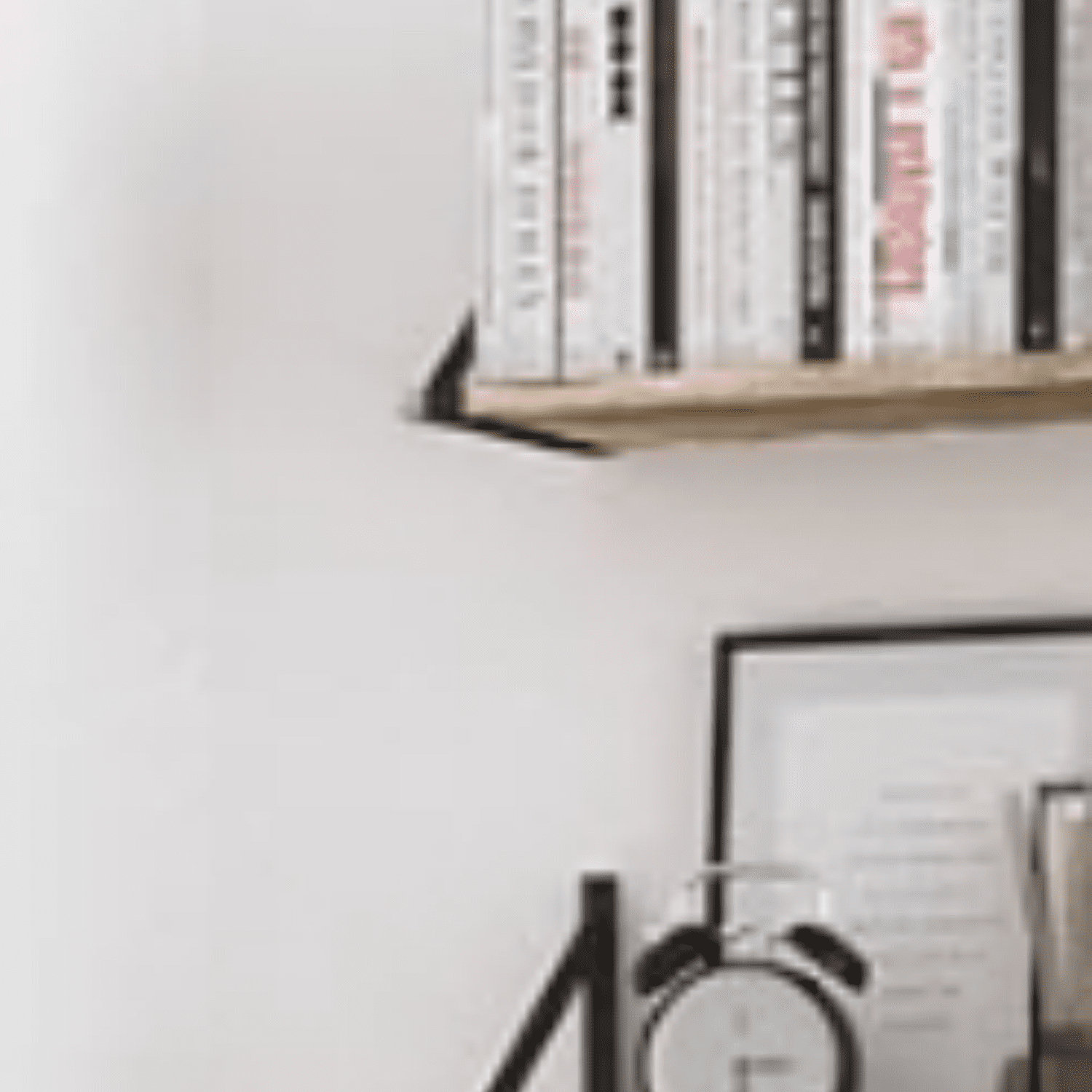 Bora 36 Inch Large Floating Shelves for Wall Storage, Floating Bookshelf Set of 3, Burned Wood Wall Shelves for Books