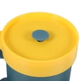 thumbnail image 4 of WORGEOUS 1pc 500ml Taza de desayuno Copa de leche de leche Copa de sopa portátil con cuchara (azul), 4 of 7