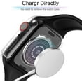 thumbnail image 3 of [2 Pack] IBAOLEA Case for Apple Watch 44mm Screen Protector, [2- Pack] Hard PC with TPE Film Shockproof Full Coverage Case Cover for iWatch Series 6/SE/5/4（Clear） Clear 44mm, 3 of 6