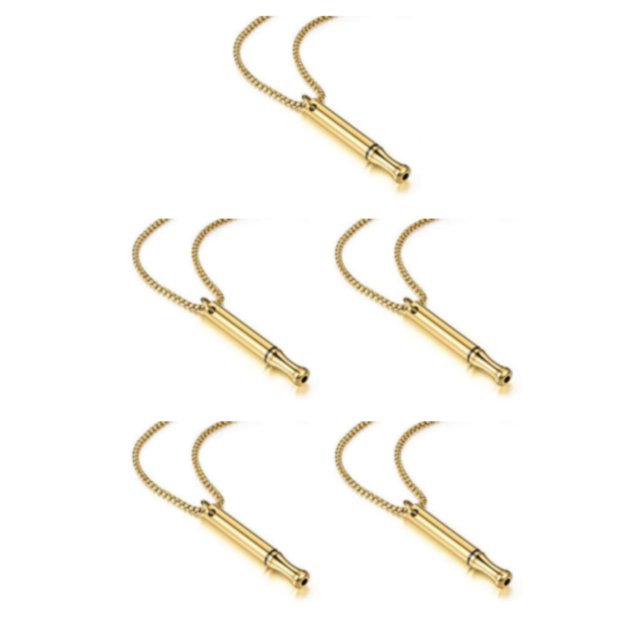 ZheElen Collier de Style Polyvalent et Élégant Collier de Laurier Or 5Set