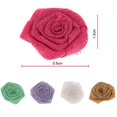thumbnail image 4 of 10pcs Shabby Rose Wedding Burlap Hessian Jute Vintage Decor 5.5cm -, 4 of 6