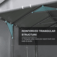 thumbnail image 5 of TANGJEAMER Carport 10'x20' Heavy Duty Car Canopy Portable Garage with Removable Sidewalls & Doors for Truck Boat Car Port, Party, Storage, 5 of 8