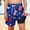 A Multicolor, variant on Boys' Patriotic Summer Beach Shorts(5-14 Years), Independence Day Quick-Dry Swim Trunks with Adjustable Drawstring Multicolor Size 11