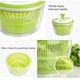 thumbnail image 2 of Secador de lechuga y lavadora de vegetales manual sin BPA para ensalada grande con diseño de secado rápido, drenaje de lechuga y vegetales con facilidad, incluido Clear P, 2 of 5