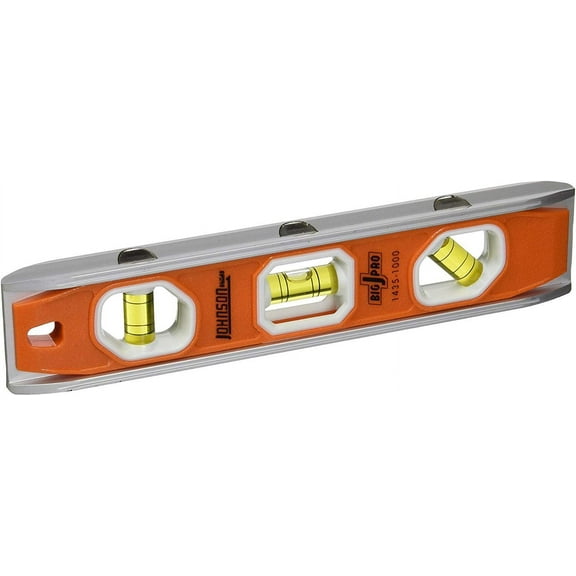 Johnson Level Torpedo Level 211310 Professional Magnetic - 3 Vials - Multicolor