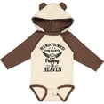 thumbnail image 3 of Inktastic Handpicked for Earth by My Pappy in Heaven with Angel Wings Boys or Girls Long Sleeve Baby Bodysuit, 3 of 5
