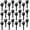 Black, variant on 24 Pcs Red/White/Blue Hand Clappers 7.5 Inch Noise Makers Plastic Clapping Hands Noisemakers Patriotic Parties, Sporting Event, Concert Supplies Dance Celebrations and Many Other Occasions