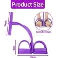 thumbnail image 3 of Fashion Puller Exercise, 8-Tube Pedal Resistance Device, Detachable Ankle Puller, 21 Fitness Resistance Bands, Home Gym Strength Training Equipment for Women and Men, 3 of 7