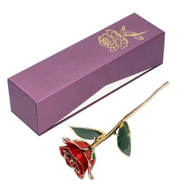 Wedding Decor,24K Gold Rose Dipped Rose Gift K Gold Rose True to Its Promise