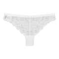 thumbnail image 1 of Tanga Simply Basic Talla G de Encaje Blanco para Mujer, 1 of 3