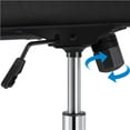 thumbnail image 4 of PU Leather Office Task Chair Metal Base Conference Chair with Covered Armrests, 4 of 7