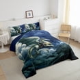 thumbnail image 3 of Castle Fairy Gothic Magic Dragon Queen Comforter Set,Abstract Animal Bedding Comforter Set, 3 of 8