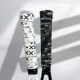 thumbnail image 3 of Printing Badminton Racket Overgrips Self-adhesive Black White Tennis Racquet Sweatband Matte Shock Absorption Non-Slip Grip Tape white, 3 of 6