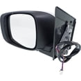 thumbnail image 3 of MIRROR Compatible For 2008-2019 Dodge Grand Caravan 2008-2016 Chrysler Town and Country Left Driver Heated Power Glass In-housing Signal Light With memory Chrome, 3 of 5