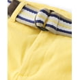 thumbnail image 2 of Pantalones chinos de sarga con cinturón Gymboree, amarillo sol, para niños pequeños de 4 años, 2 of 3