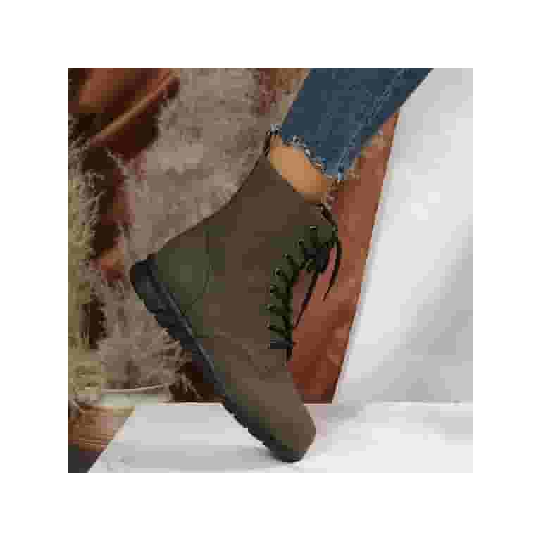 Slip Resistant Women's Work Boots Comfort Furuian Steel Toe