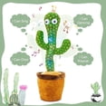thumbnail image 3 of Cactus Bailando, Niños Bailando Y Repitiendo Juguete Cactus, Baile Con Carga USB, 3 of 5