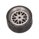 thumbnail image 5 of 4Pcs 1/64 Scale Steamer Alloy Wheels Tire Alloy Model Car General J33, 5 of 5
